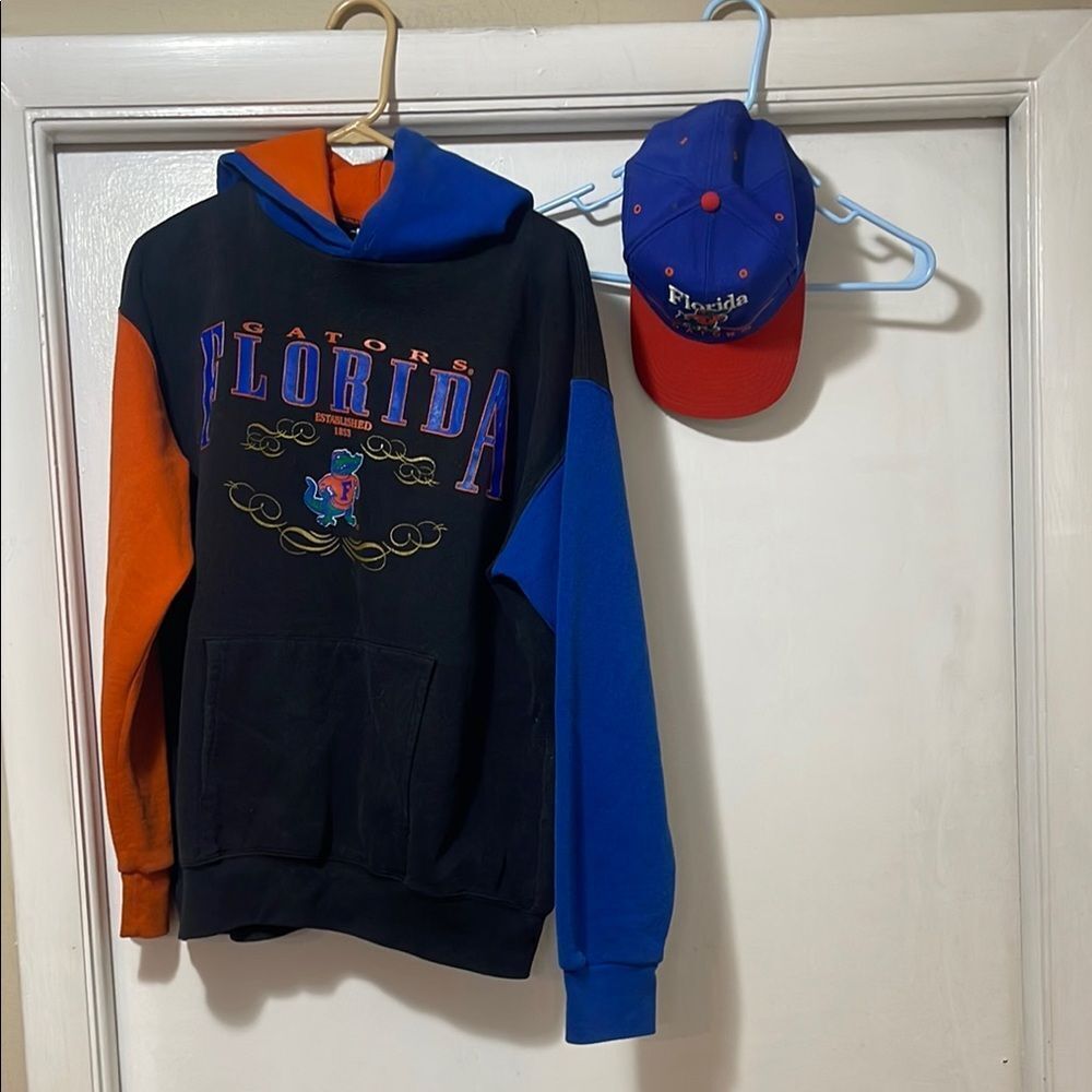 Vintage Florida Gators Hoodie and Cap Set size medium